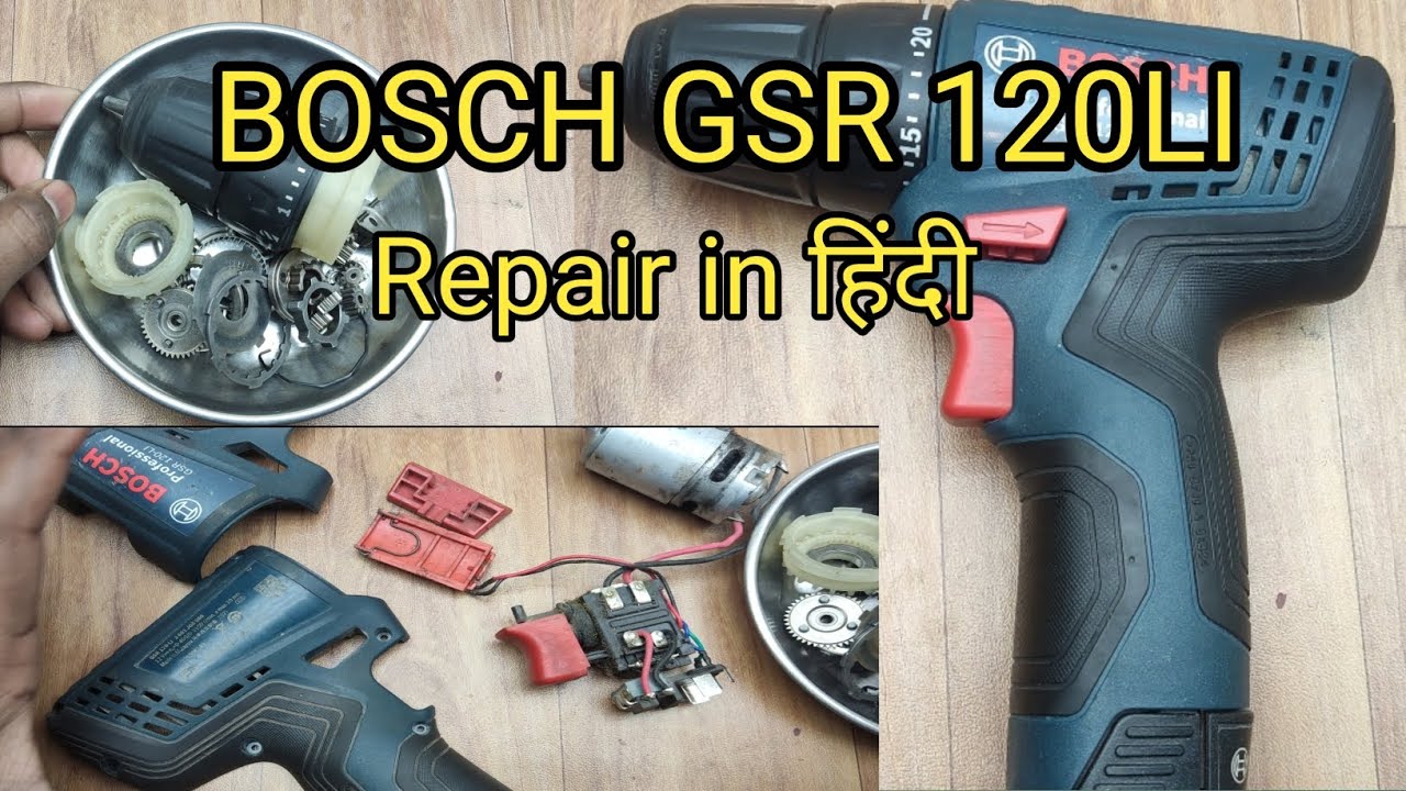 Bosch GSR 120li Drill Machine Repair | Creative Abhishek
