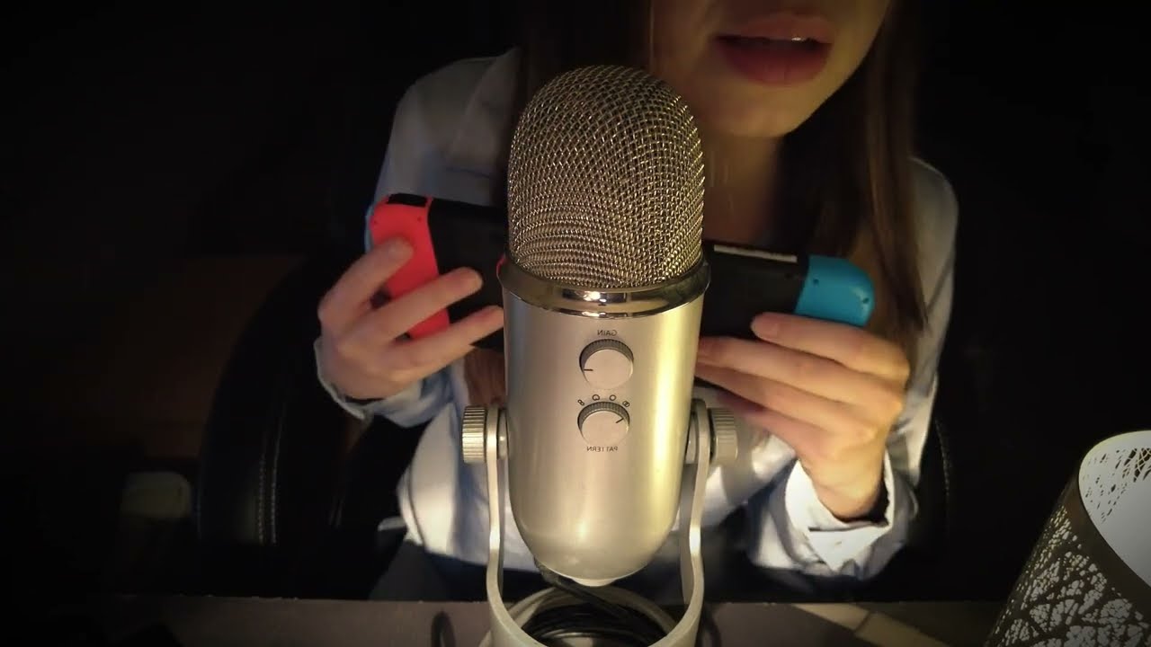 ASMR tapping relaxant sur des manettes