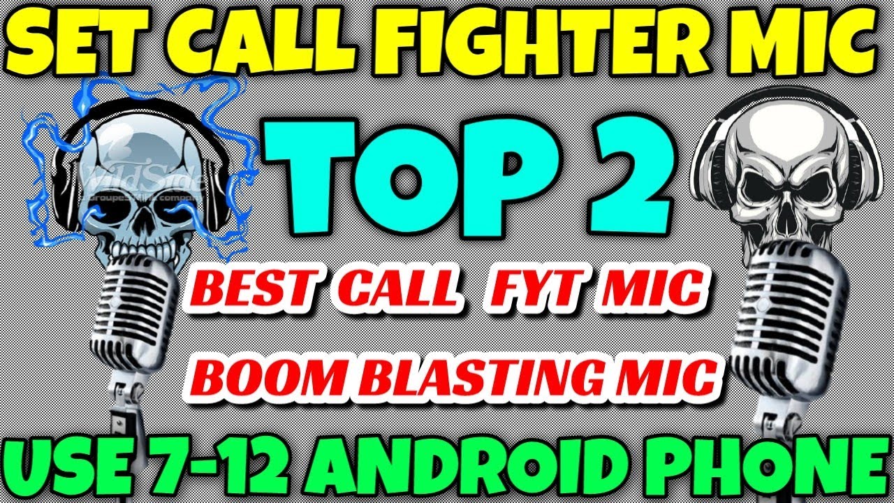 201 Top 2 Best call Fyt Mic 🎤 Boom 💥Blasting💥💣 voice use all Android Version mobile phone 2021
