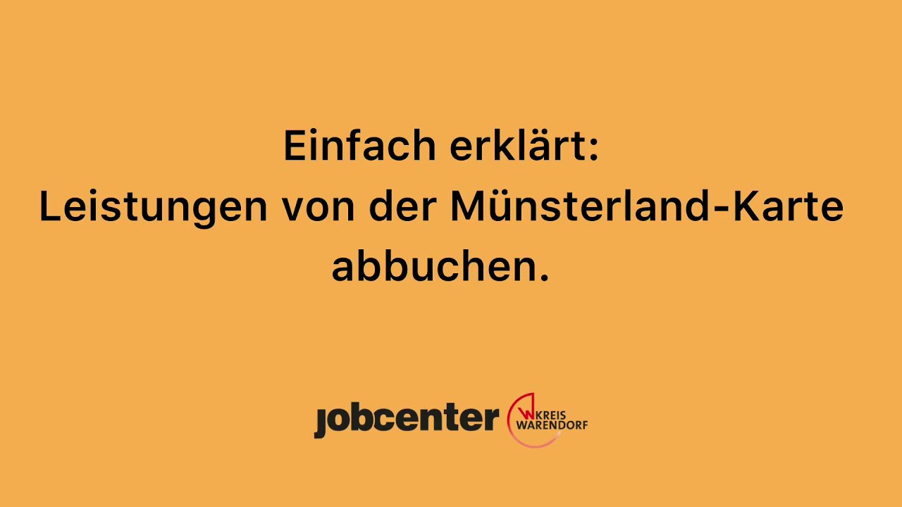 So buchen Sie Leistungen von der Münsterland-Karte ab