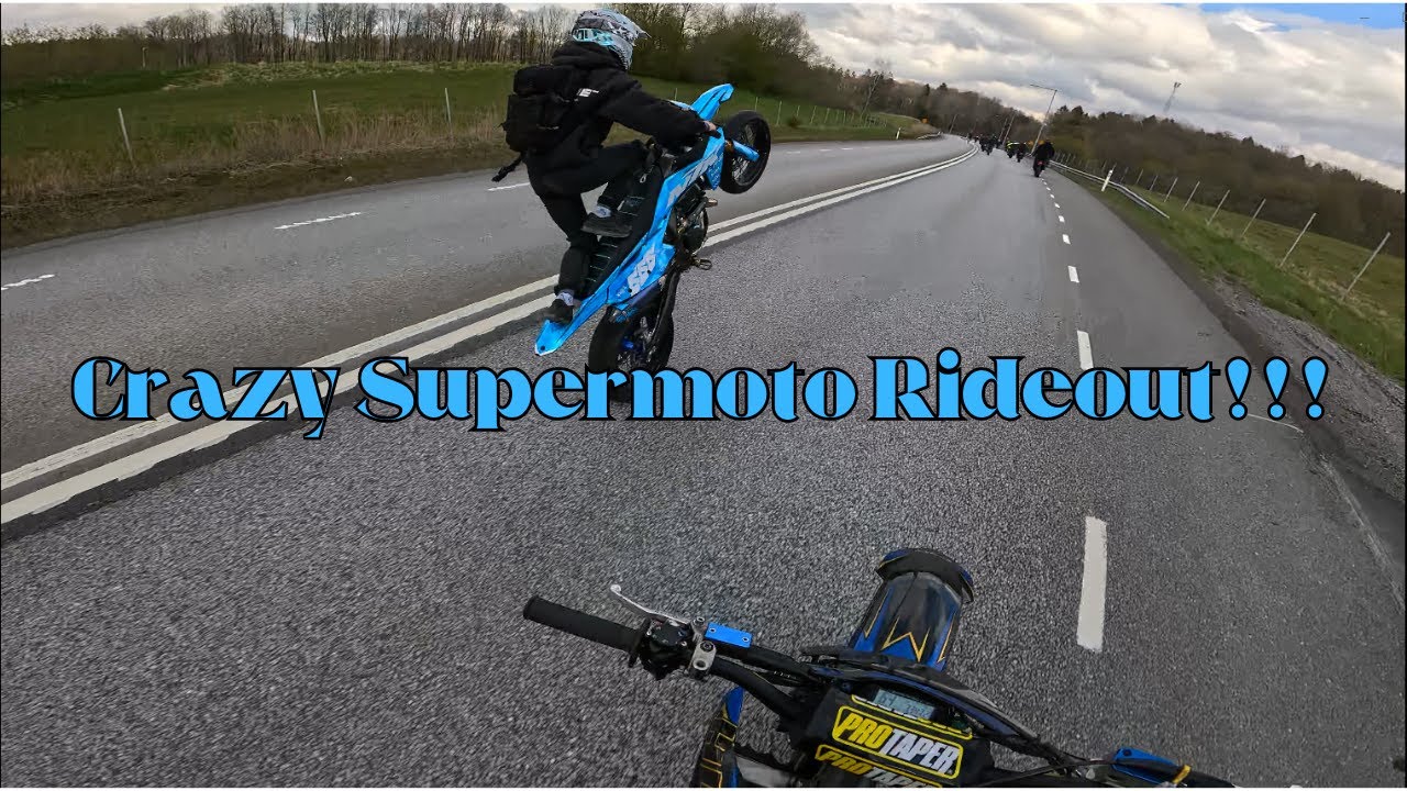 CRAZY FIRST RIDEOUT 2024!! | Supermoto Sweden [4K POV]