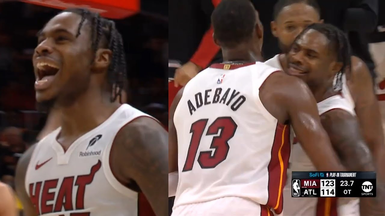 Davion Mitchell TAKES OVER OT vs Hawks and gets held back from Trae Young after dagger 3