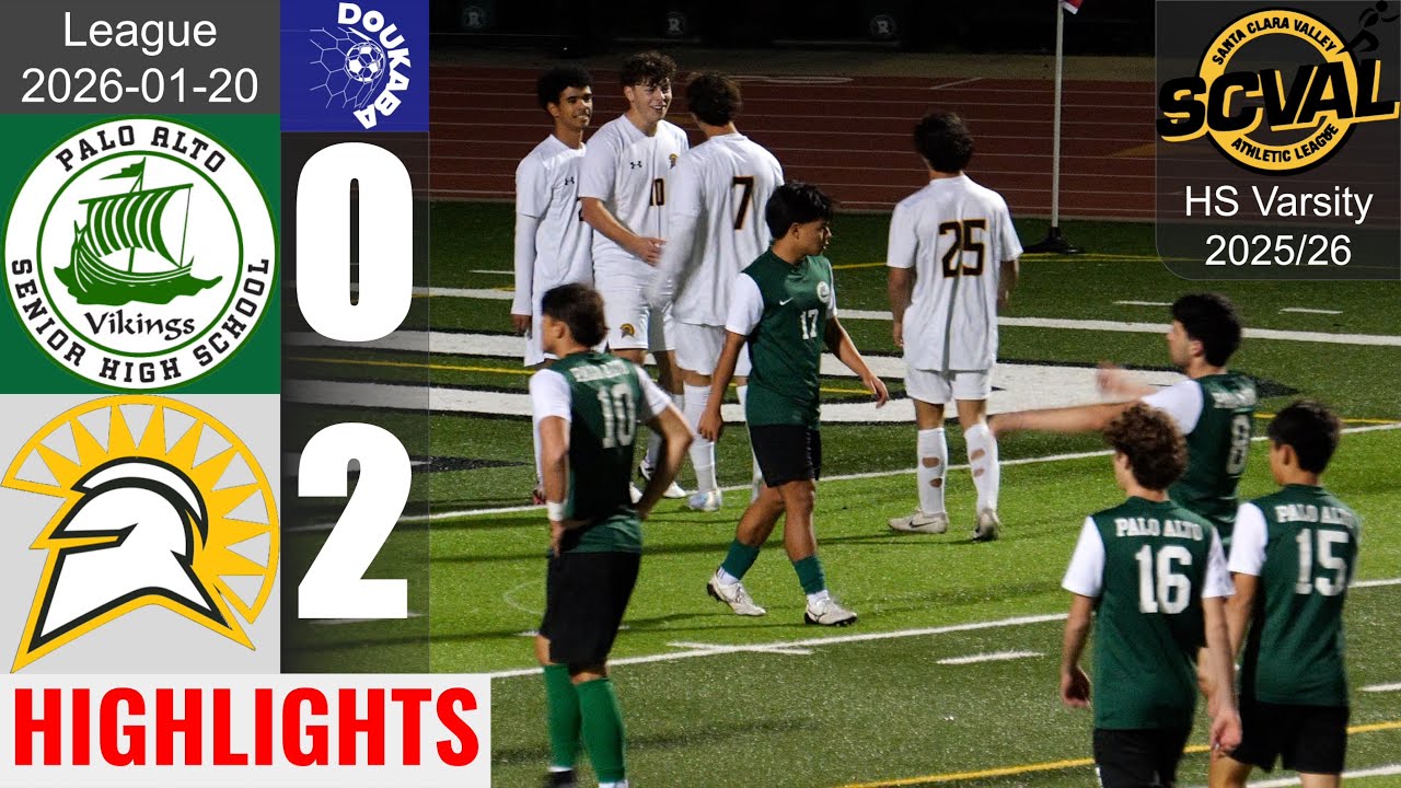 🔥 Nicco Brace in Road Win | Palo Alto HS 0-2 Mountain View HS | SCVAL | 2026-01-20 | HL