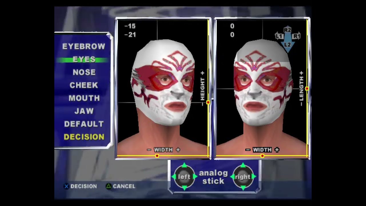 WWE: Shut Your Mouth - Trying to create Rey Mysterio (PS2)
