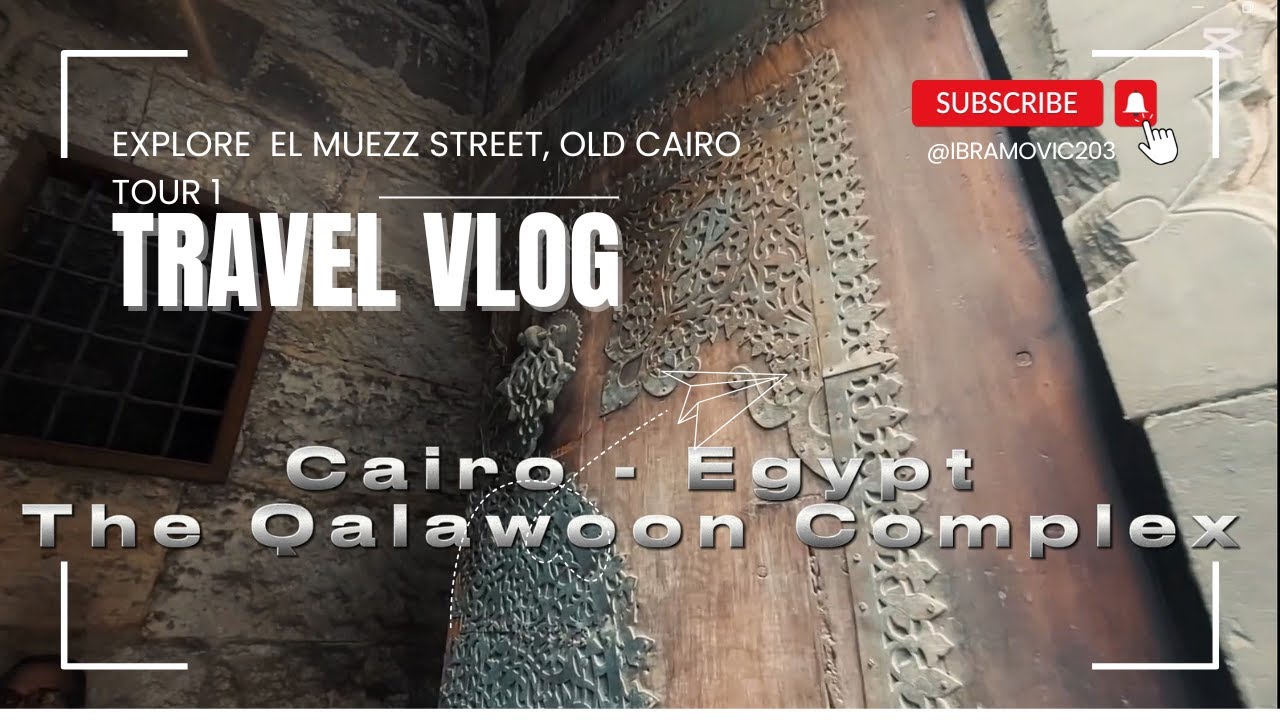El Muezz Street Tour 1, The Qalawun Complex in Cairo #travelvlog #travel #cairo #islamic #tour