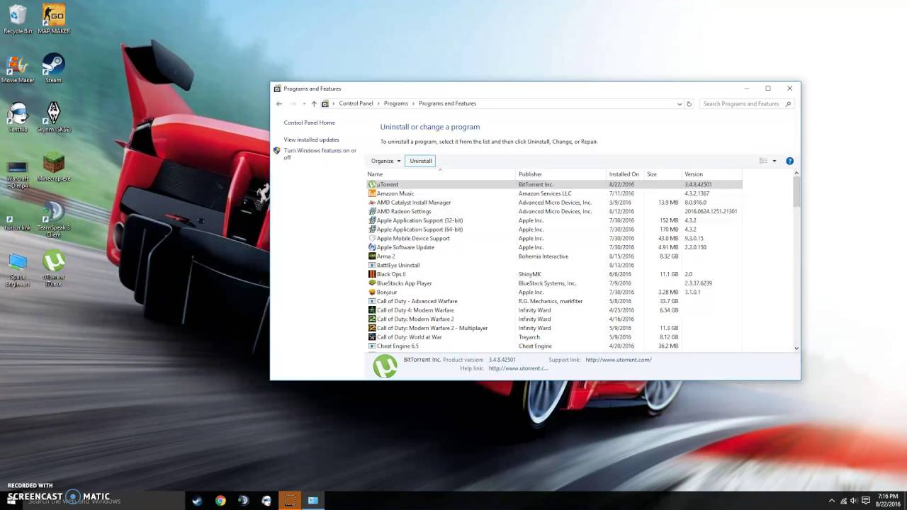 How to COMPLETELY remove uTorrent