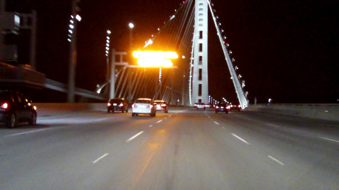 San Francisco - Oakland Bay Bridge eastbound (Night)