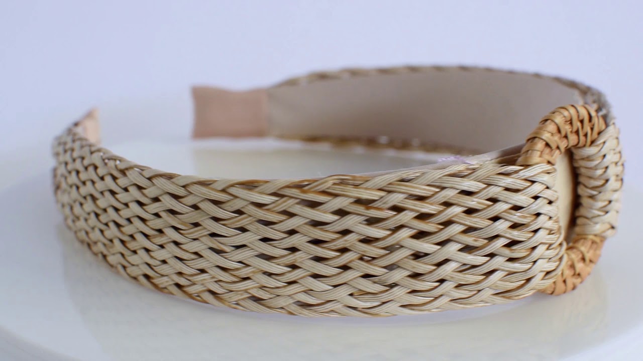 VINTAGE STRAW HEADBAND-KHAHI