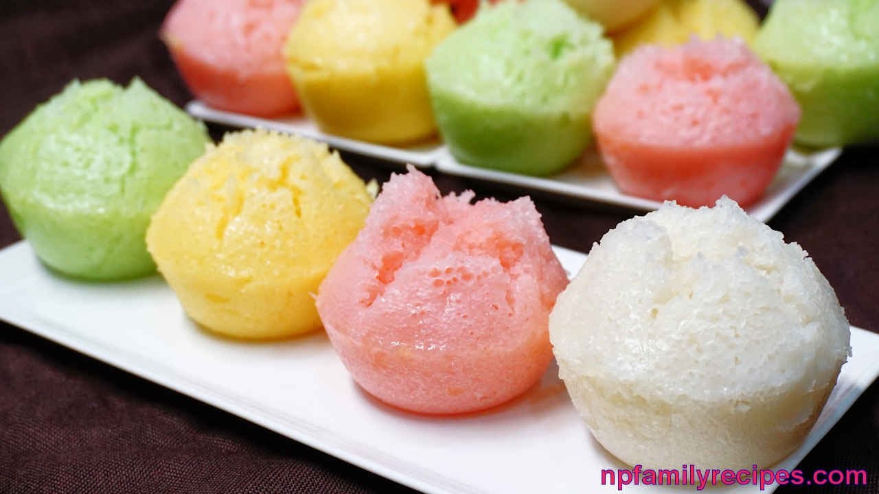 Steamed Rice Cake Recipe (B&aacute;nh B&ograve; Hấp) - NPFamily Recipes