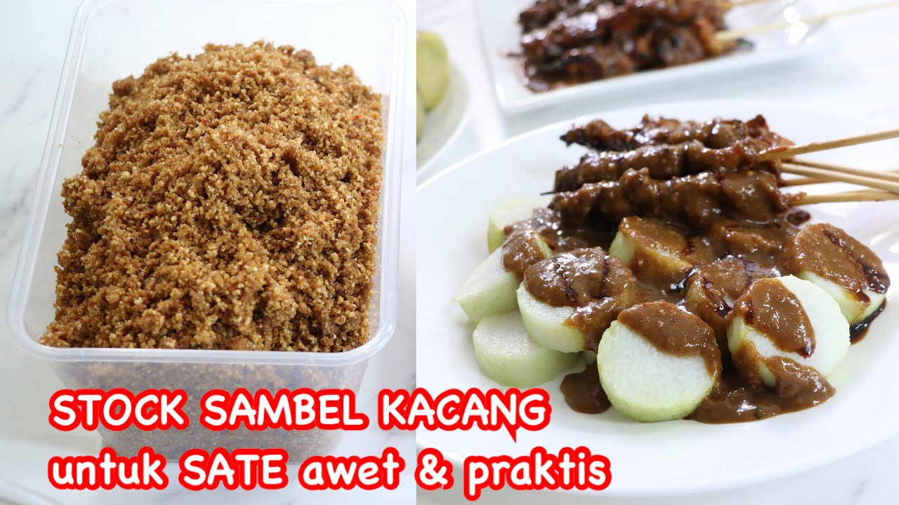SAMBEL KACANG UNTUK SATE ala sate Ponorogo