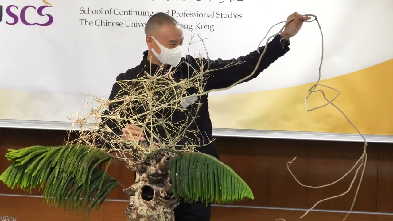 香港中文大學專業進修學院 專業及持續教育進修日 何顯成老師草月流花道示範