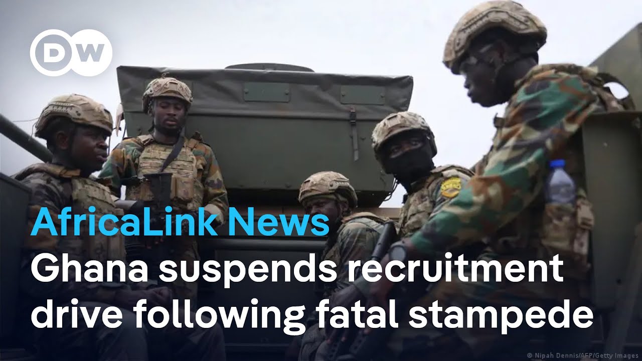 Ghana halts military recruitment after deadly stampede + AU rejects Trump&rsquo;s Christian genocide claim