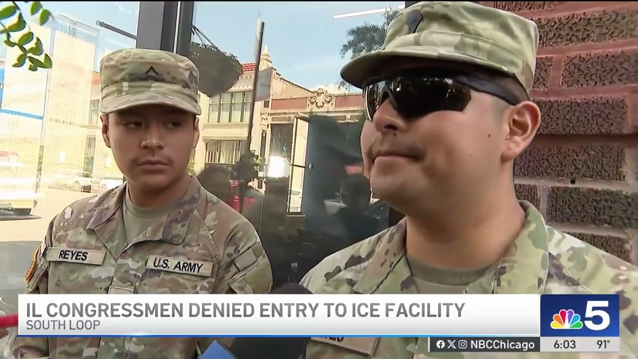 Dramatic scenes unfold at Chicago ICE subcontractor office Tuesday