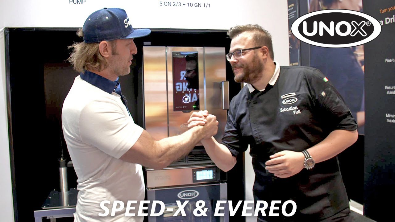 UNOX SPEED-X Combi Speed Oven & the EVEREO Hot Fridge!