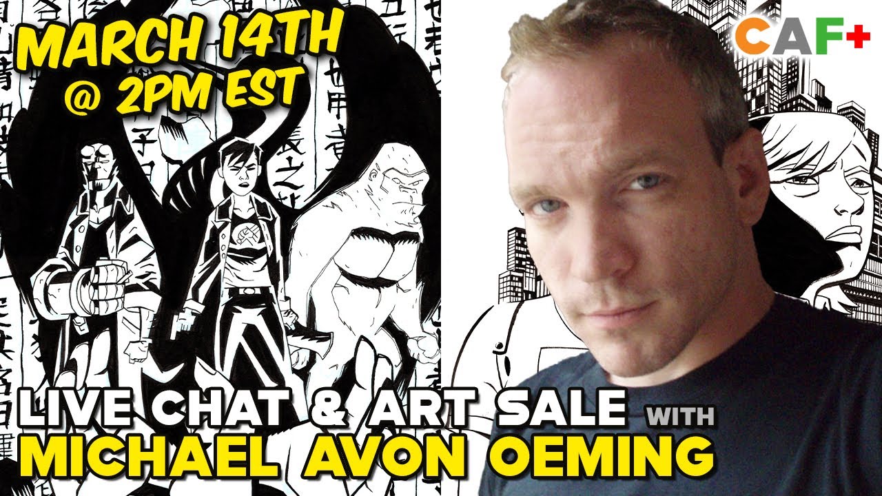 Live Art Sale with Comic Artist Michael Avon Oeming