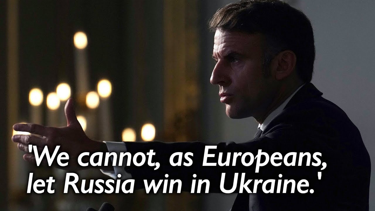 US must convince Russia to come to table on Ukraine, Macron addresses French ambassadors in Paris