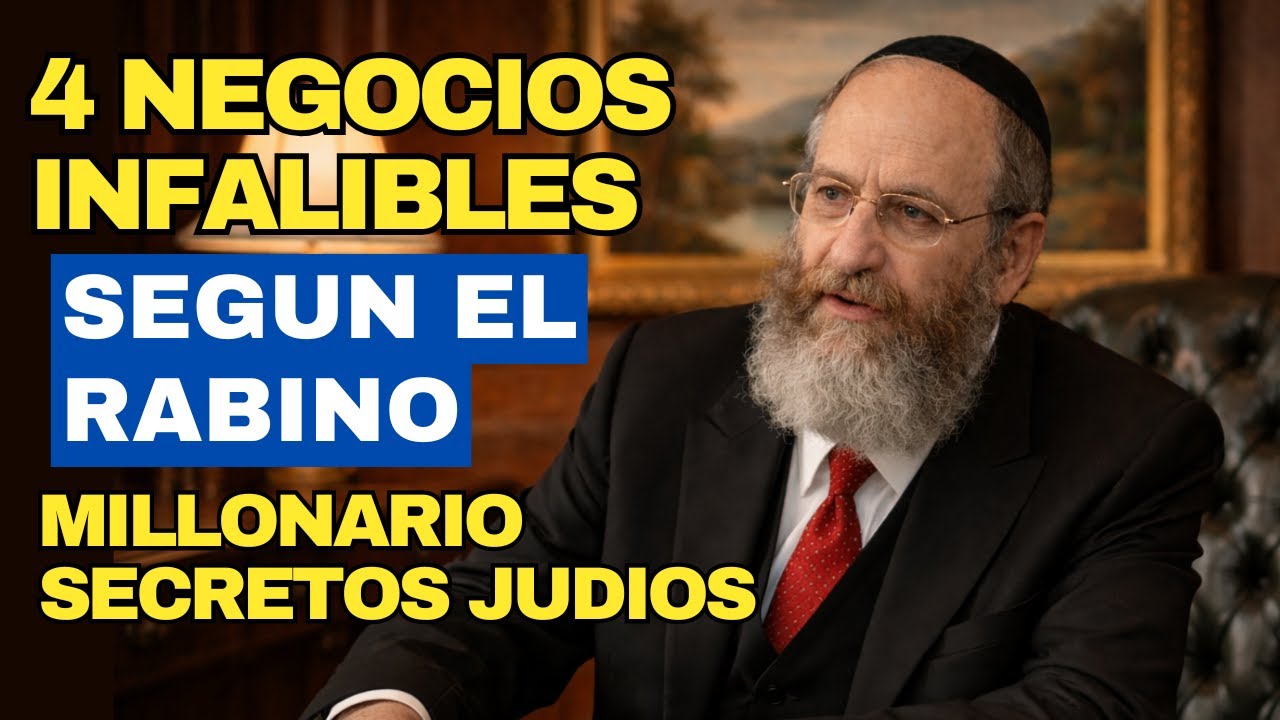 4 Negocios Infalibles Según el Rabino Millonario   Los SECRETOS JUDÍOS Que Nadie Te Dijo
