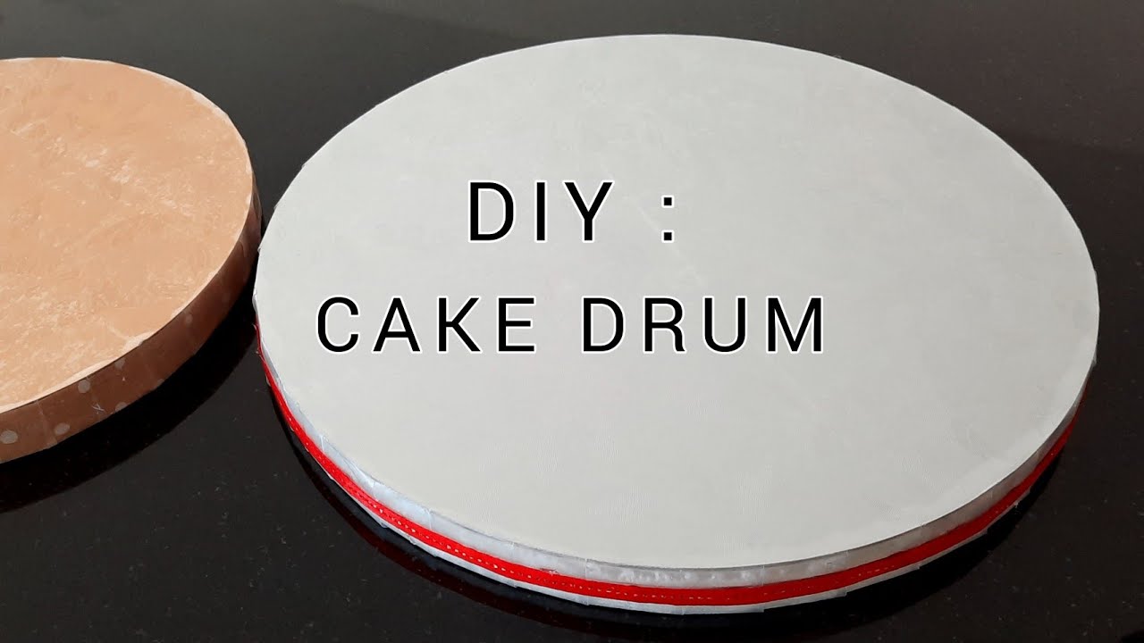 DIY : HOW TO MAKE CAKE DRUM // Cake Drum Using Foam Board