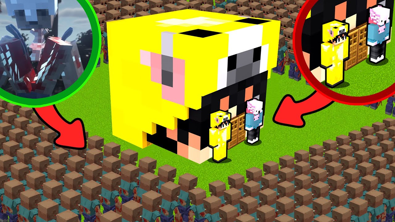 1.000.000 PARAZİT VS YUNUSLP EV!! | Minecraft