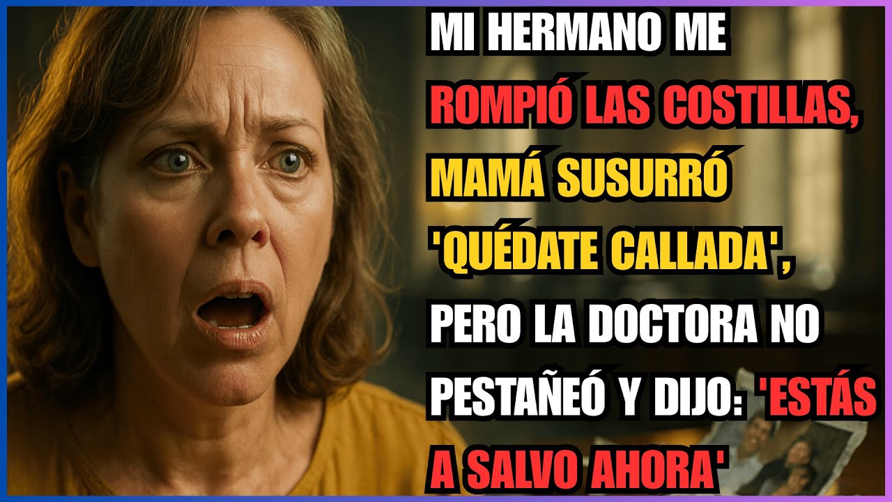 Mi HERMANO me Rompió las Costillas, Mamá Susurró 'Quédate CALLADA', Pero la DOCTORA no Pestañeó y...