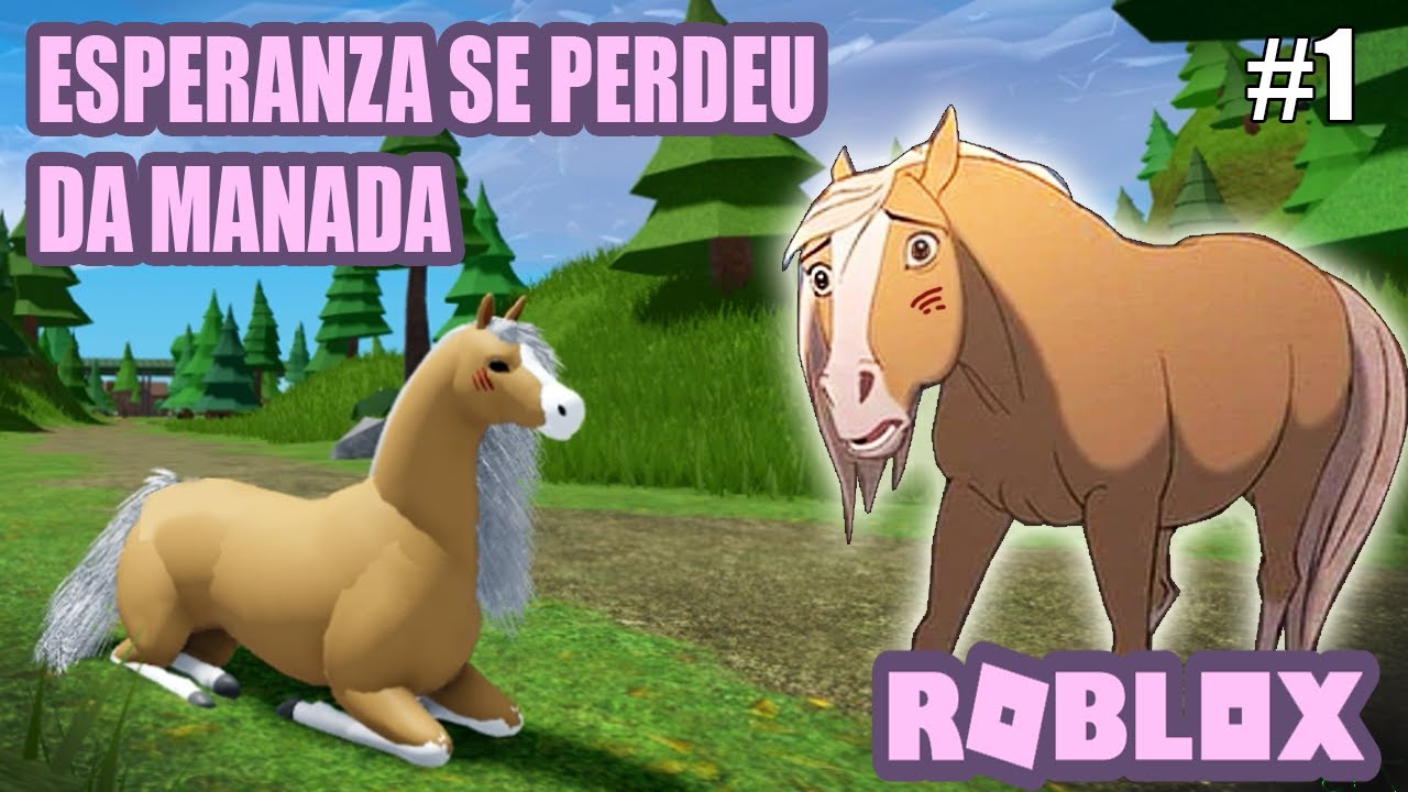 ESPERANZA SE PERDEU DA MANADA parte 1 - horse word ROBLOX