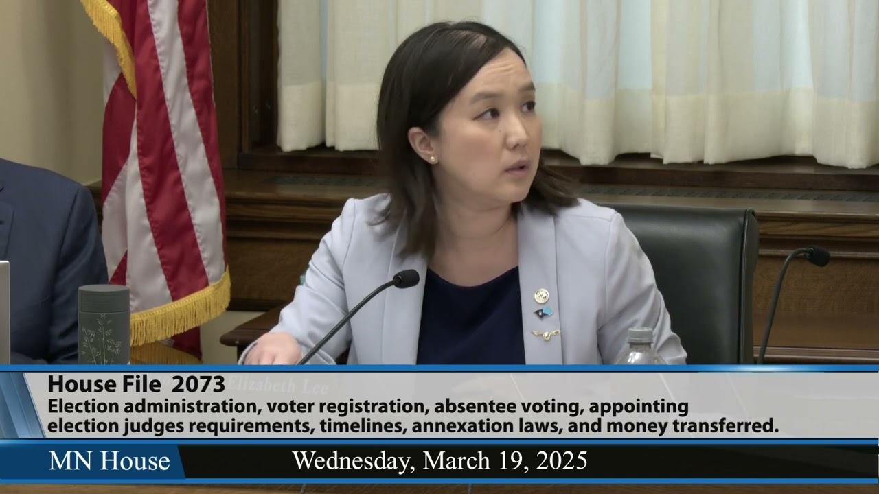 House panel considers election security bill, HF2073 3/19/25