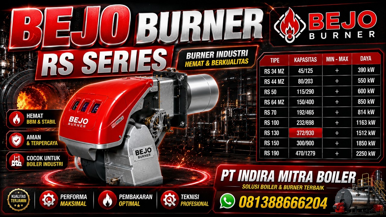 Jual Burner Gas Riello RS130 ☎️081388666204🔥