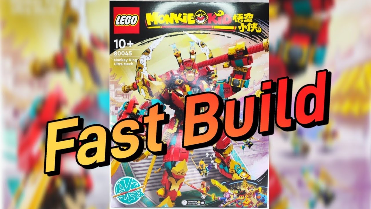 Fast Build: 80045 LEGO Monkie Kid Monkey King Ultra Mech