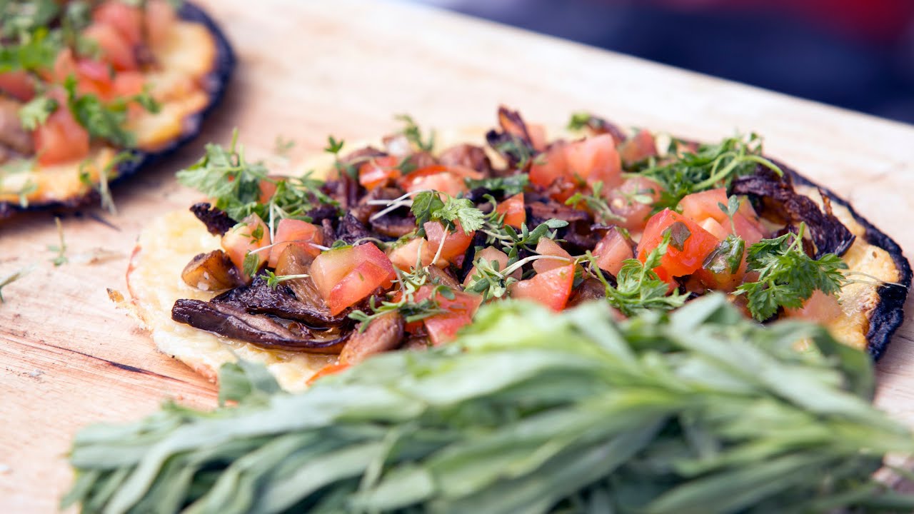Vedugnsbakad Tortillapizza