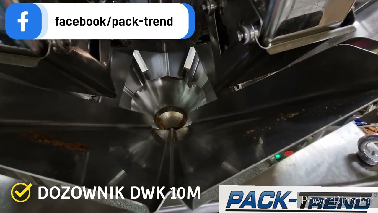 Automatyczna linia ważąco-pakująca ciastka + podajnik tacek PACK-TREND, MADE IN POLAND, PACKAGING