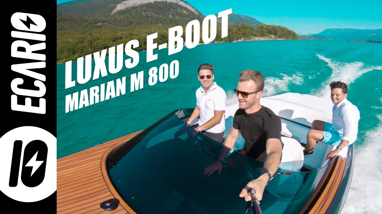 Wir FAHREN den 350.000 € Tesla fürs Wasser 🌊 EXKLUSIVES E-Boot MARIAN M 800 am Wolfgangsee