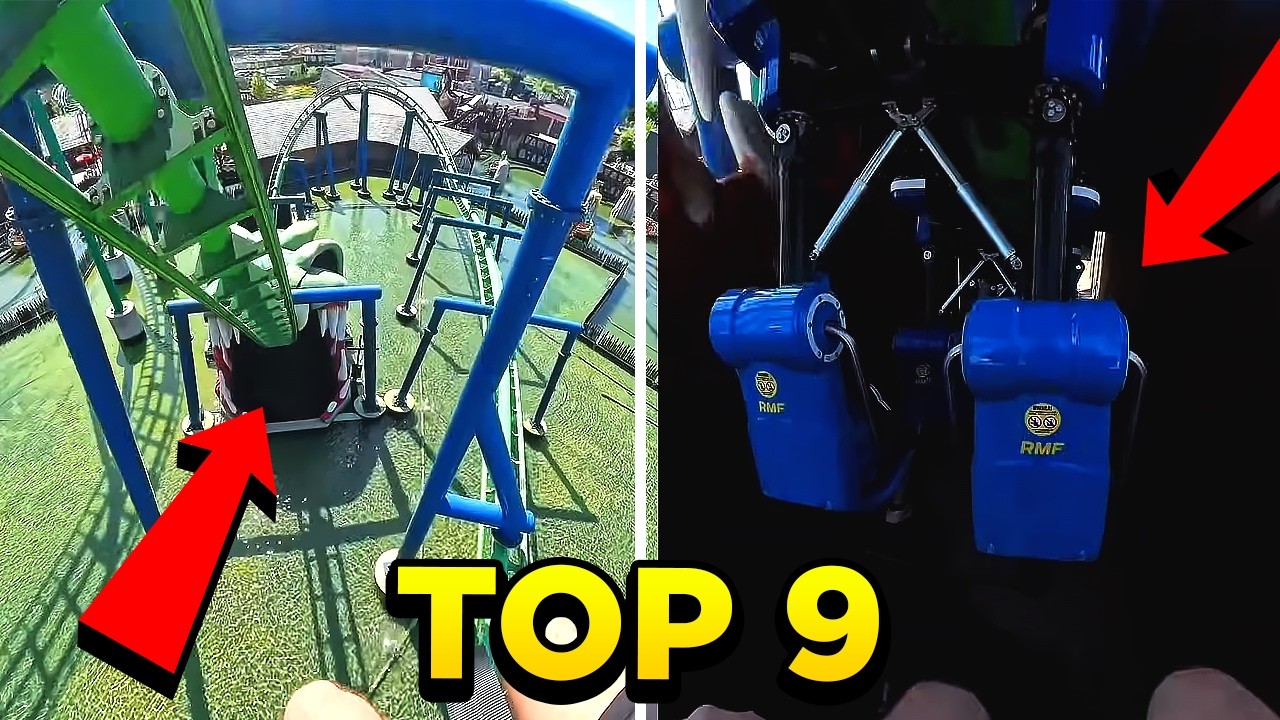 TOP 9 FRONT VS BACK POV ROLLER COASTERS RIDES IN POLAND | 2025 EPIC SMOOTH