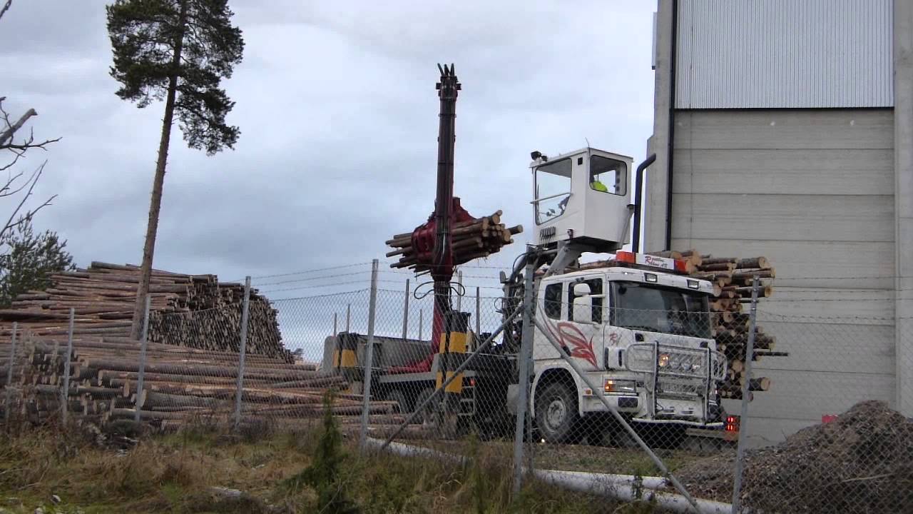 Separate timber loader Scania P114 separatlastare lossar Man timmerbil