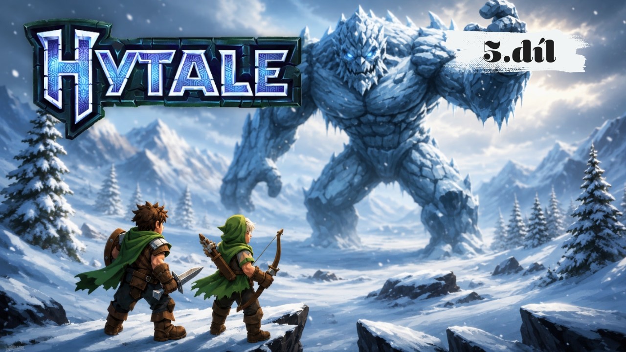 NEUVĚŘÍTE, co jsme našli v horách! 🏔️ Sněžný obr nás málem dostal! #5 | HYTALE SURVIVAL CZ ❄️