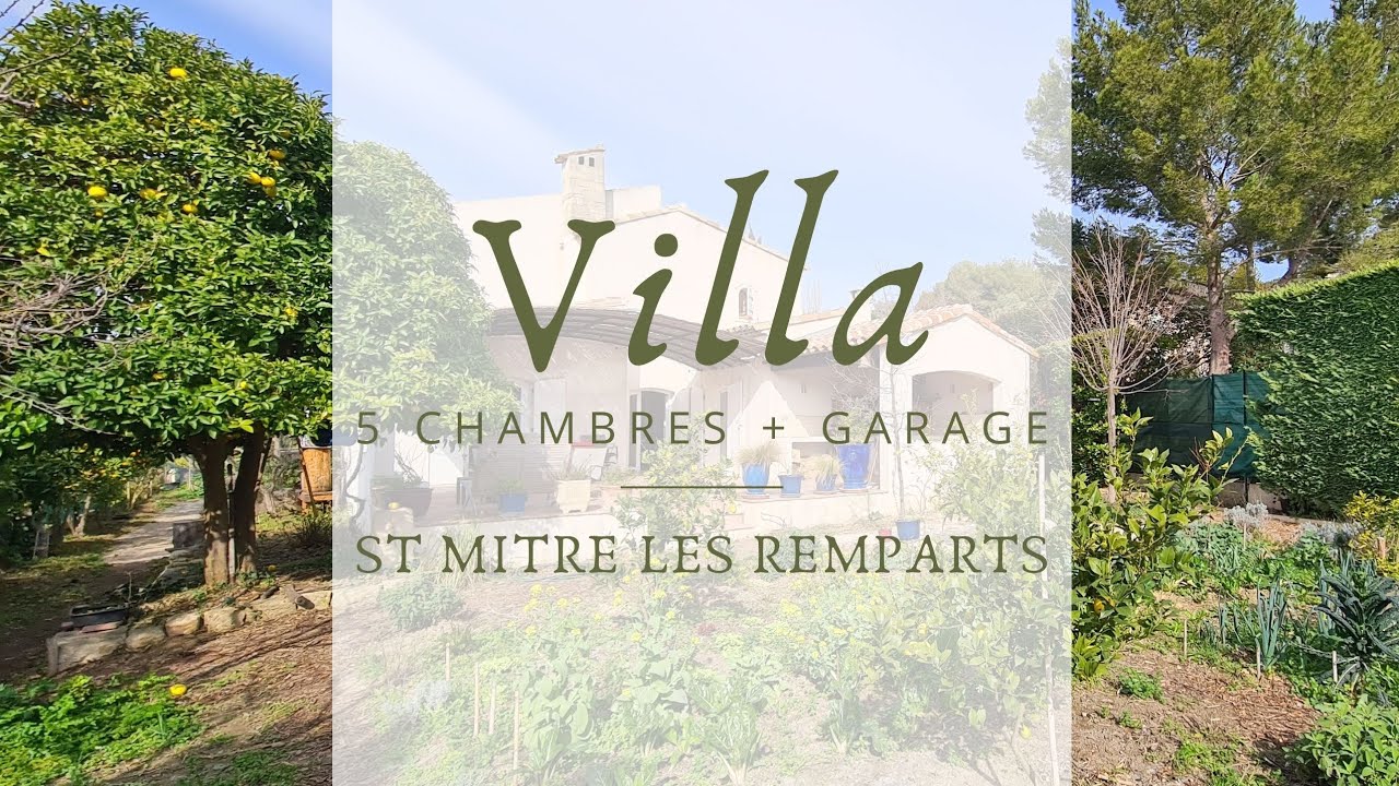 Villa d'architecte à Saint Mitre les remparts