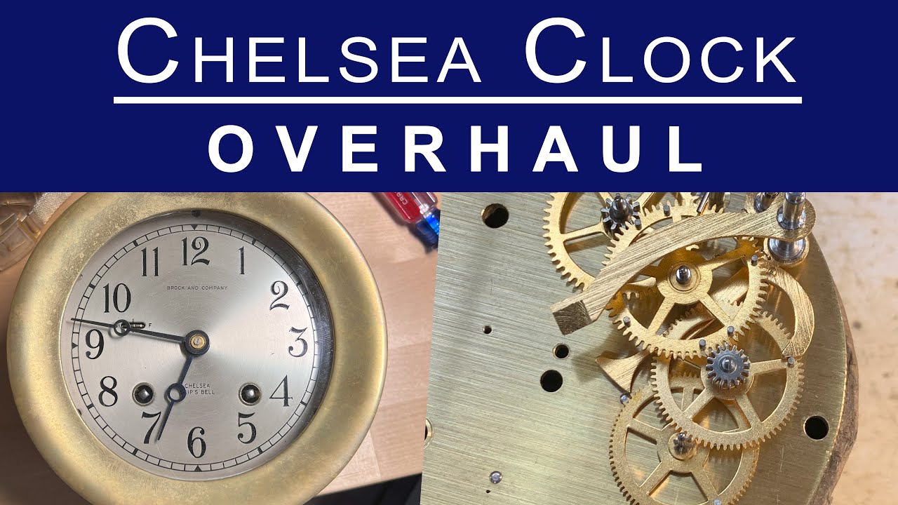 Clock Repair - Vintage Chelsea Ships Bell Clock Overhaul
