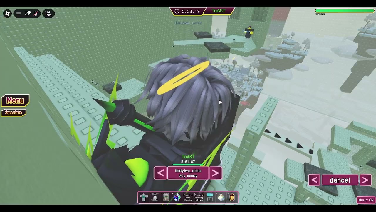 Me and @m1ntz-16 Played EToH HOWEVER, We SPECTATED each other on the SAME TOWER!
