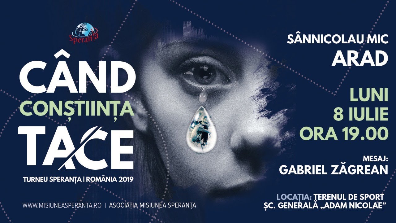 C&acirc;nd conștiința tace | Sannicolau Mic - Turneu Speranța 2019