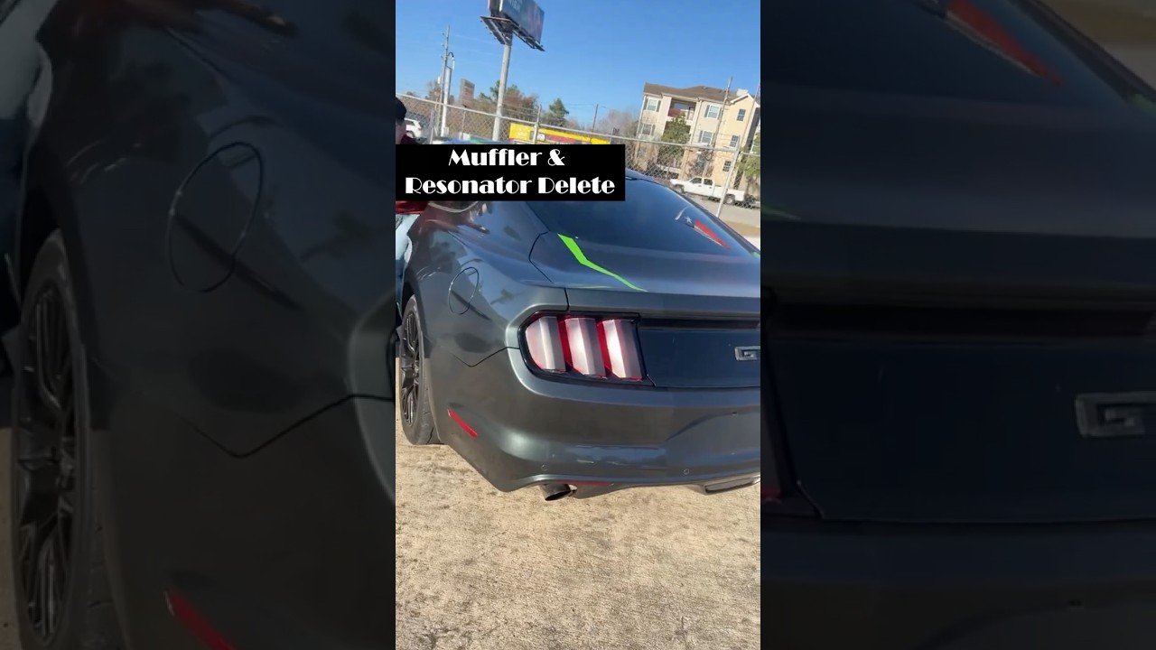 Muffler Delete vs Resonator and Muffler Delete | Mustang GT