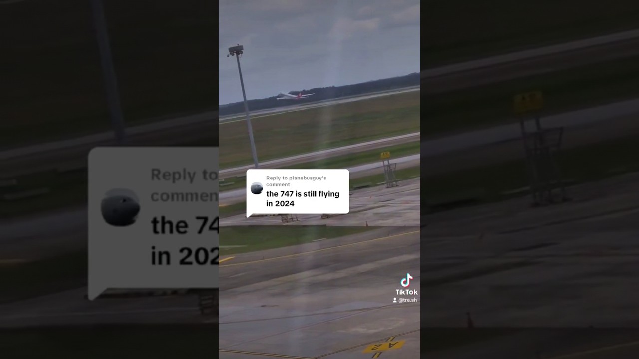 Boeing 747 is now rare #kingofsky