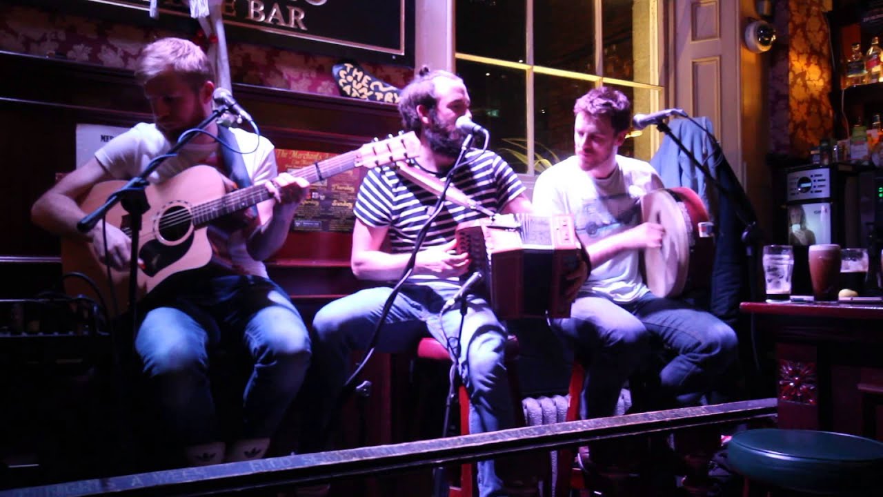 Two weeks before Christmas. The Merchant's Arch pub in Dublin