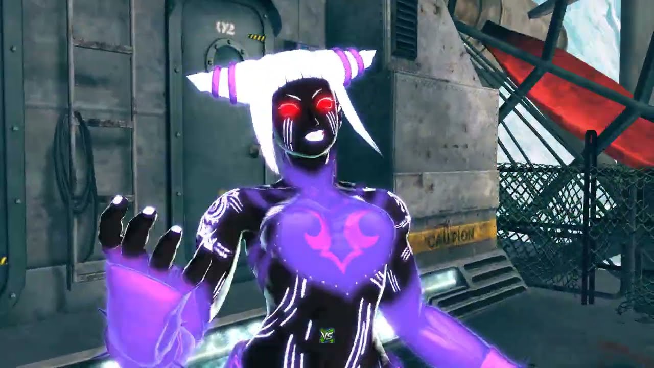 Street Fighter X Tekken  Lei and Marduk vs M. Bison and Juri