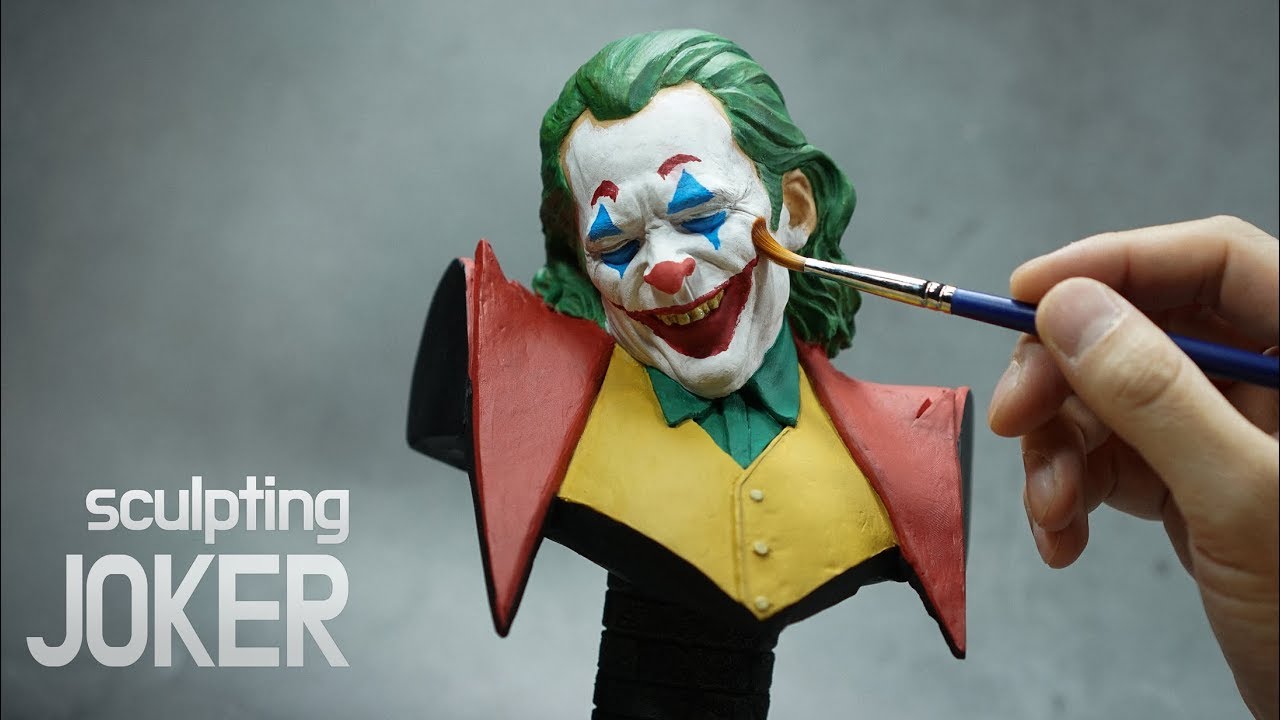 Sculpting Joker Bust - 조커 흉상 만들기