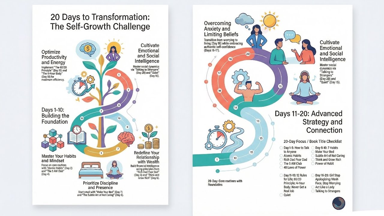 The self growth challenges | With in 20 days to Transformation in HINDI