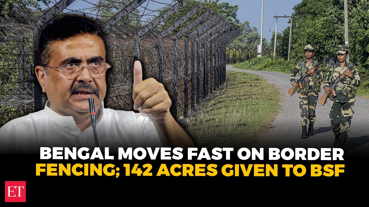West Bengal govt hands over 142.7 acres along India-Bangladesh border to BSF for outposts, fencing