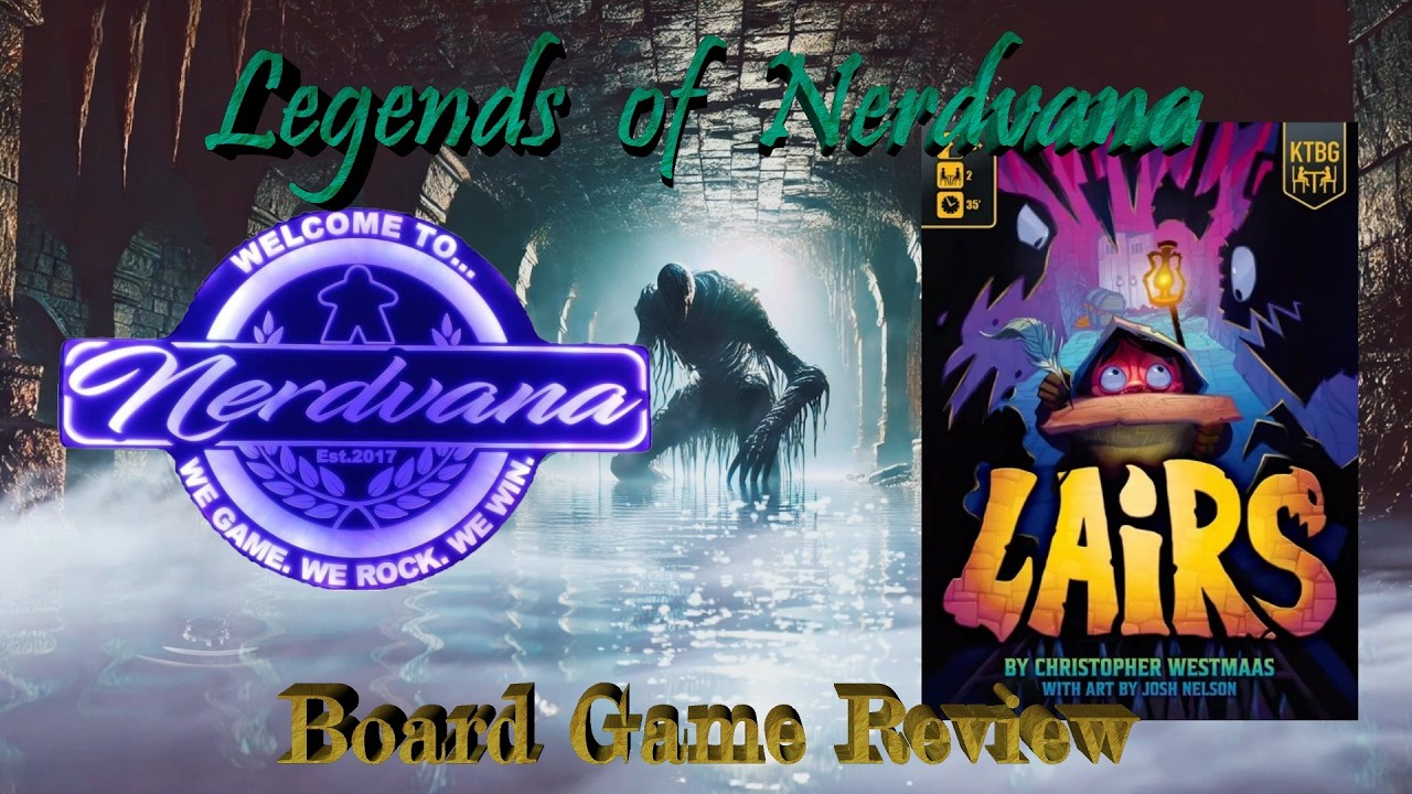 Обзор настольной игры Lairs (Kickstarter Edition)