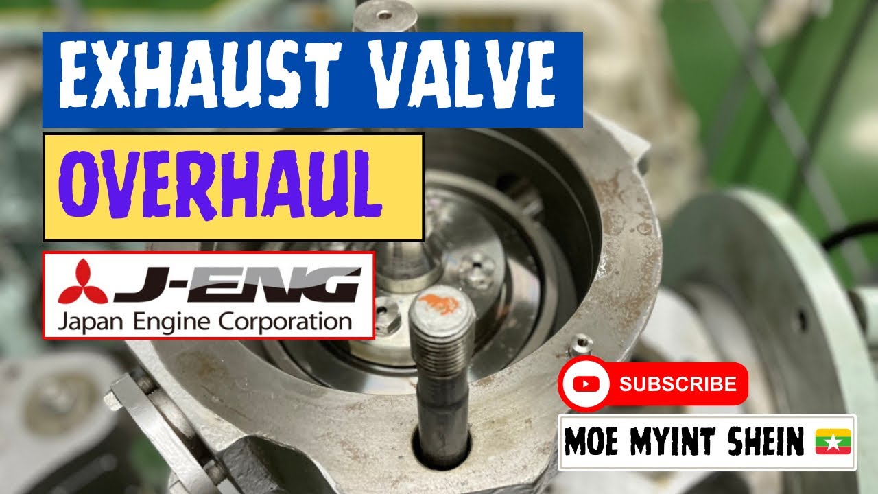 [J-ENG] EXHAUST VALVE Overhauling | MOE MYiNT SHEiN | Technical Vlog : 057