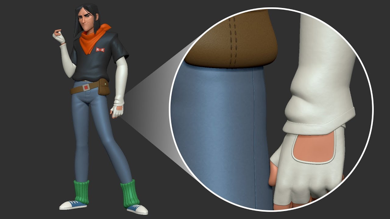 A Quick And Easy Way To Sculpt Seams In ZBrush