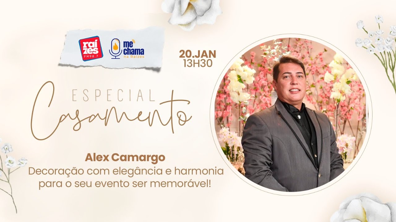 Alex Camargo Decorações | Elegância e harmonia para o seu evento