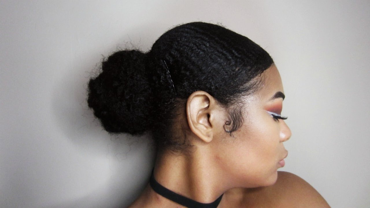 How I get my TWA into a Low Bun using Marley Hair!!!!
